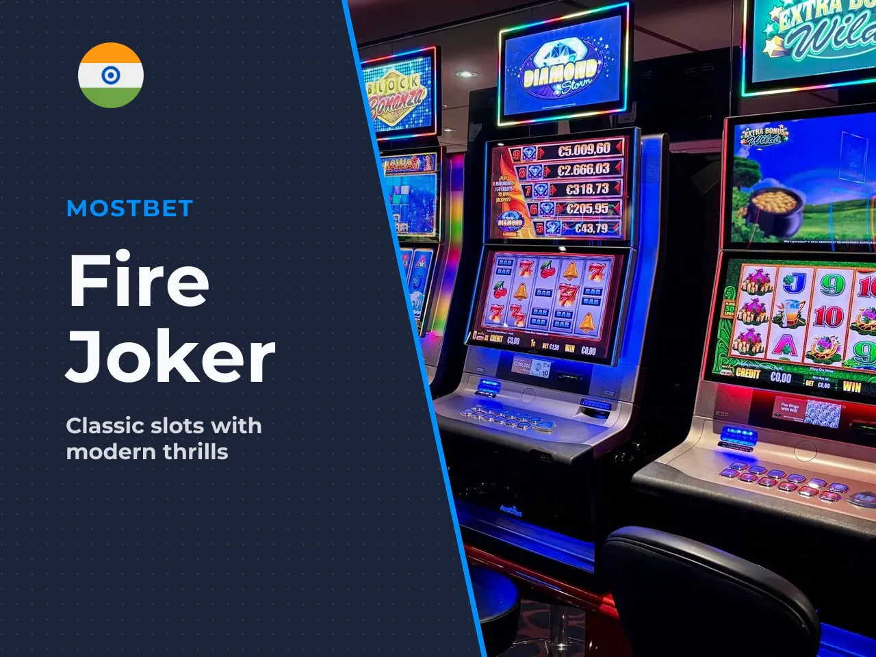Fire Joker as a Classic Joker Slot with a Modern Fiery Theme. The gameplay experience blends nostalgic fruit machine design with modern visual aesthetics. The reels display familiar icons like cherrie