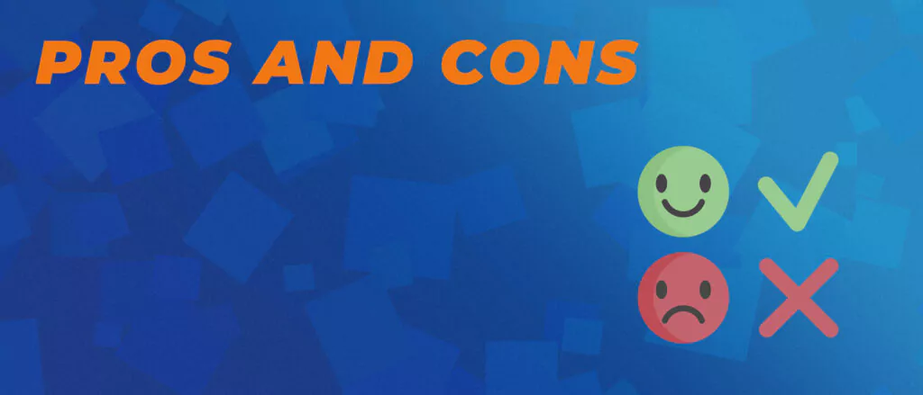 Pros and cons of the Mostbet bookie in India.