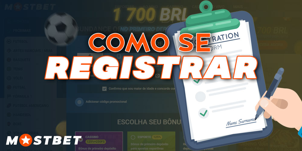 Aqui está um detalhamento passo a passo sobre como se registrar no site da Mostbet.
