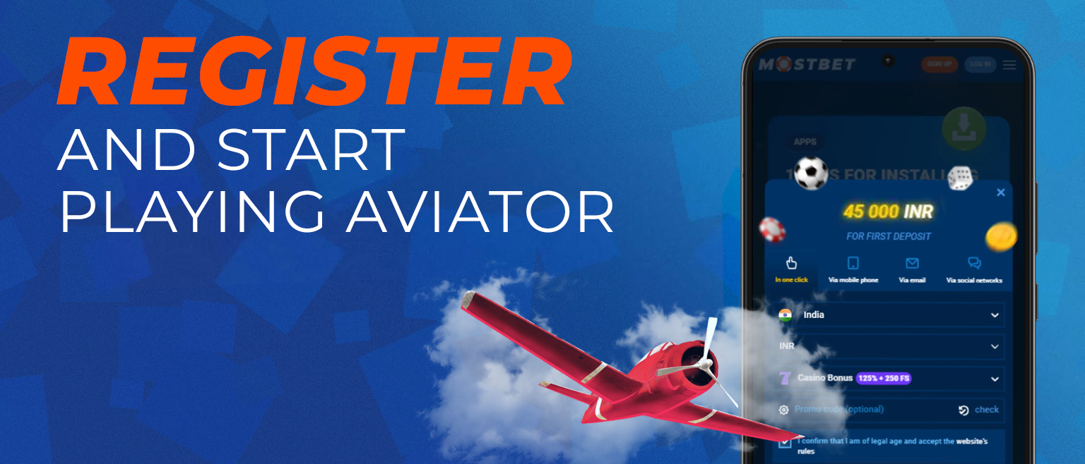 Create a new account at Mostbet to dive into Aviator